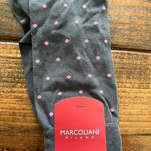 Gray/Pink Marcoliani NEW WITH TAGS socks